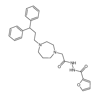 N'-(2-(4-(3,3-diphenylpropyl)-1,4-diazepan-1-yl)acetyl)furan-2-carbohydrazide CAS:199938-33-5 manufacturer & supplier