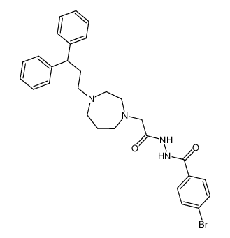 4-bromo-N'-(2-(4-(3,3-diphenylpropyl)-1,4-diazepan-1-yl)acetyl)benzohydrazide CAS:199938-44-8 manufacturer & supplier