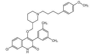 2(1H)-Quinolinone,7-chloro-3-(3,5-dimethylphenyl)-4-[[1-[4-(4-methoxyphenyl)butyl]-3-piperidinyl]methoxy]- CAS:199940-39-1 manufacturer & supplier