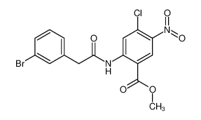 2-[2-(3-bromophenyl)-acetylamino]-4-chloro-5-nitrobenzoic acid methyl ester CAS:199942-77-3 manufacturer & supplier