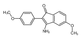 3-amino-5-methoxy-2-(4-methoxyphenyl)inden-1-one CAS:199987-17-2 manufacturer & supplier