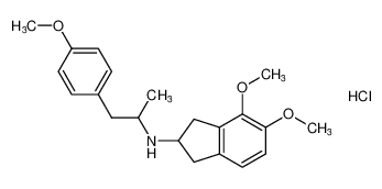 4,5-dimethoxy-N-(1-(4-methoxyphenyl)propan-2-yl)-2,3-dihydro-1H-inden-2-amine hydrochloride CAS:199996-55-9 manufacturer & supplier