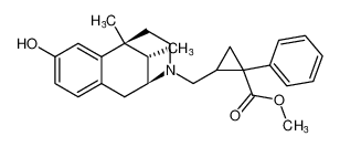 methyl 2-(((2S,6S,11S)-8-hydroxy-6,11-dimethyl-1,4,5,6-tetrahydro-2,6-methanobenzo[d]azocin-3(2H)-yl)methyl)-1-phenylcyclopropane-1-carboxylate CAS:199999-69-4 manufacturer & supplier