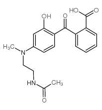 2-[4-[2-acetamidoethyl(methyl)amino]-2-hydroxybenzoyl]benzoic acid CAS:203580-77-2 manufacturer & supplier