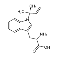 tryptophan, 1-(1,1-dimethylallyl)-, L- CAS:20880-68-6 manufacturer & supplier