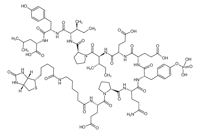 Biotinyl-ε-aminocaproyl-Glu-Pro-Gln-Tyr(PO3H2)-Glu-Glu-Ile-Pro-Ile-Tyr-Leu-OH CAS:215876-01-0 manufacturer & supplier