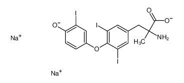 disodium,2-amino-3-[3,5-diiodo-4-(3-iodo-4-oxidophenoxy)phenyl]-2-methylpropanoate CAS:22189-29-3 manufacturer & supplier