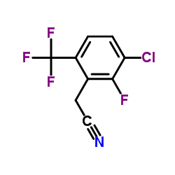 2-[3-chloro-2-fluoro-6-(trifluoromethyl)phenyl]acetonitrile CAS:261763-16-0 manufacturer & supplier