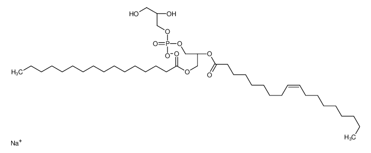 sodium,2,3-dihydroxypropyl [(2R)-3-hexadecanoyloxy-2-[(Z)-octadec-9-enoyl]oxypropyl] phosphate CAS:268550-95-4 manufacturer & supplier