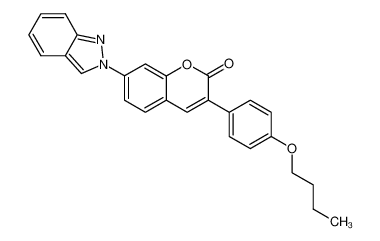 3-(4-butoxy-phenyl)-7-indazol-2-yl-chromen-2-one CAS:28344-87-8 manufacturer & supplier