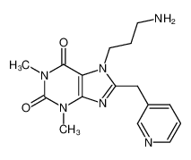 7-(3-amino-propyl)-1,3-dimethyl-8-pyridin-3-ylmethyl-3,7-dihydro-purine-2,6-dione CAS:28346-00-1 manufacturer & supplier