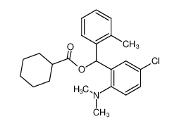 Cyclohexanecarboxylic acid (5-chloro-2-dimethylamino-phenyl)-o-tolyl-methyl ester CAS:28359-49-1 manufacturer & supplier