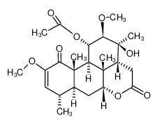 (1S,2R,3S,3aR,3a1R,6aR,7aS,8S,11aS,11bS)-3-hydroxy-2,10-dimethoxy-3,3a1,8,11a-tetramethyl-5,11-dioxo-1,2,3,3a,3a1,4,5,6a,7,7a,8,11,11a,11b-tetradecahydrodibenzo[de,g]chromen-1-yl acetate CAS:28360-79-4 manufacturer & supplier