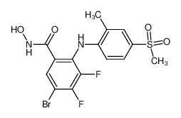 5-bromo-3,4-difluoro-N-hydroxy-2-(4-methanesulfonyl-2-methylphenylamino)-benzamide CAS:283601-64-9 manufacturer & supplier