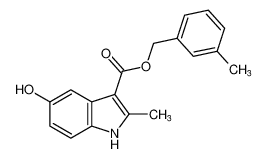 3-methylbenzyl 5-hydroxy-2-methyl-1H-indole-3-carboxylate CAS:283608-64-0 manufacturer & supplier