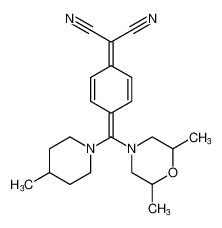 2-(4-((2,6-dimethylmorpholino)(4-methylpiperidin-1-yl)methylene)cyclohexa-2,5-dien-1-ylidene)malononitrile CAS:283609-90-5 manufacturer & supplier