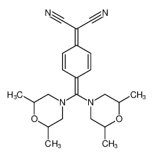 2-(4-(bis(2,6-dimethylmorpholino)methylene)cyclohexa-2,5-dien-1-ylidene)malononitrile CAS:283609-91-6 manufacturer & supplier