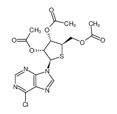 tri-O-acetyl-1-(6-chloro-purin-9-yl)-β-D-4-thio-1-deoxy-ribofuranose CAS:28361-16-2 manufacturer & supplier