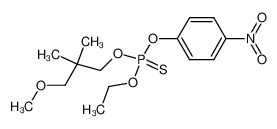 Thiophosphoric acid O-ethyl ester O'-(3-methoxy-2,2-dimethyl-propyl) ester O'-(4-nitro-phenyl) ester CAS:28372-50-1 manufacturer & supplier