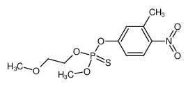 Thiophosphoric acid O-(2-methoxy-ethyl) ester O'-methyl ester O'-(3-methyl-4-nitro-phenyl) ester CAS:28372-51-2 manufacturer & supplier