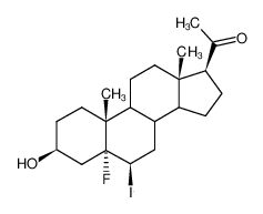 6β-Jod-5α-fluor-3β-hydroxy-pregnanon-(20) CAS:2838-41-7 manufacturer & supplier