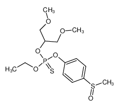 Thiophosphoric acid O-ethyl ester O'-(4-methanesulfinyl-phenyl) ester O'-(2-methoxy-1-methoxymethyl-ethyl) ester CAS:28383-09-7 manufacturer & supplier