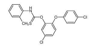 o-Tolyl-thiocarbamic acid O-[5-chloro-2-(4-chloro-phenoxy)-phenyl] ester CAS:28386-45-0 manufacturer & supplier