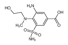 3-Amino-4-[(2-hydroxy-ethyl)-methyl-amino]-5-sulfamoyl-benzoic acid CAS:28395-53-1 manufacturer & supplier