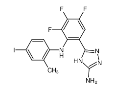 5-[3,4,5-trifluoro-2-(4-iodo-2-methyl-phenylamino)-phenyl]-4H-[1,2,4]triazol-3-ylamine CAS:284032-54-8 manufacturer & supplier