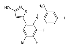 5-[5-bromo-3,4-difluoro-2-(4-iodo -2-methyl-phenylamino)-phenyl]-isothiazol -3-ol CAS:284032-73-1 manufacturer & supplier