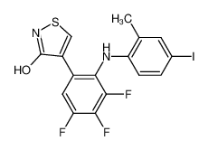 4-[3,4,5-trifluoro-2-(4-iodo-2-methyl-phenylamino)-phenyl]-isothiazol-3-ol CAS:284032-87-7 manufacturer & supplier