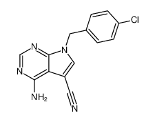 4-amino-7-(4-chlorobenzyl)-7H-pyrrolo[2,3-d]pyrimidine-5-carbonitrile CAS:284039-95-8 manufacturer & supplier