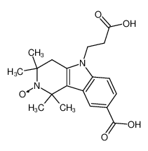 6-Carboxy-9-(2-carboxy-ethyl)-2,2,4,4-tetramethyl-1,2,3,4-tetrahydro-γ-carbolin-3-oxyl CAS:2841-96-5 manufacturer & supplier