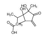 (1R,2S,3S)-2,3-dihydroxy-3-methyl-5-methylidene-4-oxo-2-propan-2-ylcyclopentane-1-carboxylic acid CAS:28413-93-6 manufacturer & supplier