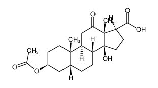 3β-Acetoxy-14-hydroxy-12-oxo-5β,14β-androstan-17β-carbonsaeure CAS:2842-87-7 manufacturer & supplier