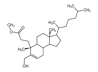 3-[(3aR,6R)-3-(1,5-Dimethyl-hexyl)-7-hydroxymethyl-3a,6-dimethyl-2,3,3a,4,5,5a,6,9,9a,9b-decahydro-1H-cyclopenta[a]naphthalen-6-yl]-propionic acid methyl ester CAS:28421-68-3 manufacturer & supplier