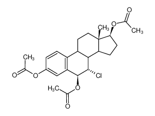 Acetic acid (6S,7S,13S,17S)-3,6-diacetoxy-7-chloro-13-methyl-7,8,9,11,12,13,14,15,16,17-decahydro-6H-cyclopenta[a]phenanthren-17-yl ester CAS:28426-10-0 manufacturer & supplier