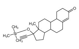 (8R,9S,10R,13S,14S,17R)-17-ethynyl-13-methyl-17-trimethylsilyloxy-1,2,6,7,8,9,10,11,12,14,15,16-dodecahydrocyclopenta[a]phenanthren-3-one CAS:28426-43-9 manufacturer & supplier