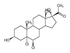 5,6β-dichloro-3β,17-dihydroxy-5α-pregnan-20-one CAS:28439-56-7 manufacturer & supplier