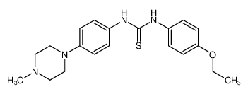 1-(4-ethoxy-phenyl)-3-[4-(4-methyl-piperazin-1-yl)-phenyl]-thiourea CAS:28439-90-9 manufacturer & supplier