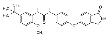 1-(5-(tert-butyl)-2-methoxyphenyl)-3-(4-((1-oxoisoindolin-5-yl)oxy)phenyl)urea CAS:284461-39-8 manufacturer & supplier