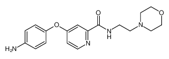 4-(2-(N-(2-morpholin-4-ylethyl)carbamoyl)pyridyloxy)aniline CAS:284462-52-8 manufacturer & supplier