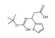 3-({[(2-Methyl-2-propanyl)oxy]carbonyl}amino)-3-(2-thienyl)propan oic acid CAS:284492-23-5 manufacturer & supplier