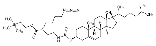 N1-Cholesteryloxycarbonyl-3-aza-N3-trimethylsilylethoxycarbonyl-1-amino-7-azidoheptane CAS:284494-13-9 manufacturer & supplier