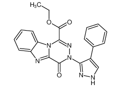 ethyl 4-oxo-3-(4-phenyl-1H-pyrazol-3-yl)-3,4-dihydrobenzo[4,5]imidazo[1,2-d][1,2,4]triazine-1-carboxylate CAS:284496-83-9 manufacturer & supplier