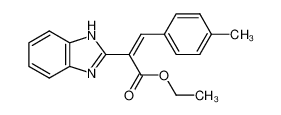 (E)-2-(1H-Benzoimidazol-2-yl)-3-p-tolyl-acrylic acid ethyl ester CAS:284497-04-7 manufacturer & supplier