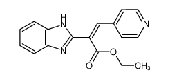 (E)-2-(1H-Benzoimidazol-2-yl)-3-pyridin-4-yl-acrylic acid ethyl ester CAS:284497-07-0 manufacturer & supplier