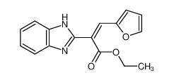 (E)-2-(1H-Benzoimidazol-2-yl)-3-furan-2-yl-acrylic acid ethyl ester CAS:284497-09-2 manufacturer & supplier