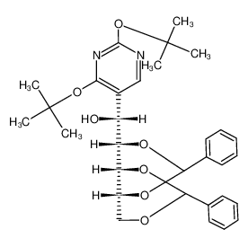 (R)-(2,4-Di-tert-butoxy-pyrimidin-5-yl)-((4S,4aR,8aR)-2,6-diphenyl-tetrahydro-[1,3]dioxino[5,4-d][1,3]dioxin-4-yl)-methanol CAS:28455-50-7 manufacturer & supplier