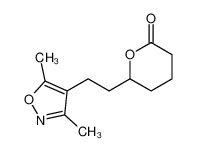 6-[2-(3,5-dimethyl-1,2-oxazol-4-yl)ethyl]oxan-2-one CAS:28458-39-1 manufacturer & supplier